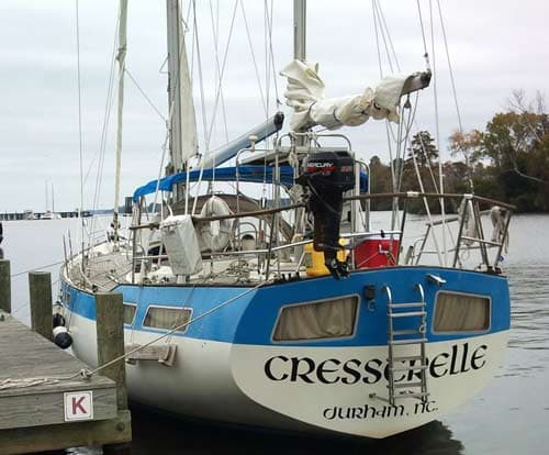 Lettering on a Boat