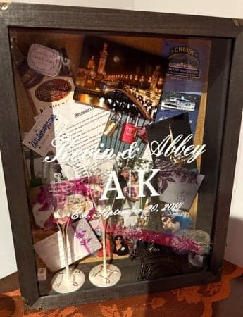 Wedding Shadow Box Lettering Wedding Shadow Box Lettering