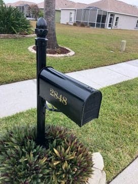 Custom Vinyl Mailbox Number Custom Vinyl Mailbox Number