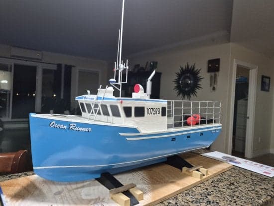 Custom Vinyl Lettering for Model Boat Custom Vinyl Lettering for Model Boat