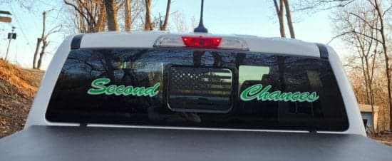 Truck Window Lettering Truck Window Lettering