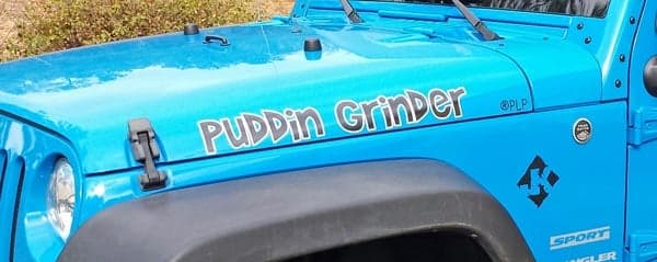 Custom Jeep Lettering Custom Jeep Lettering