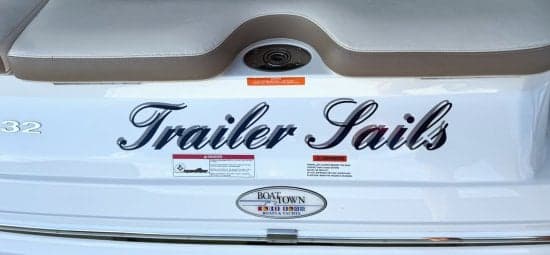 Custom Vinyl Boat Name