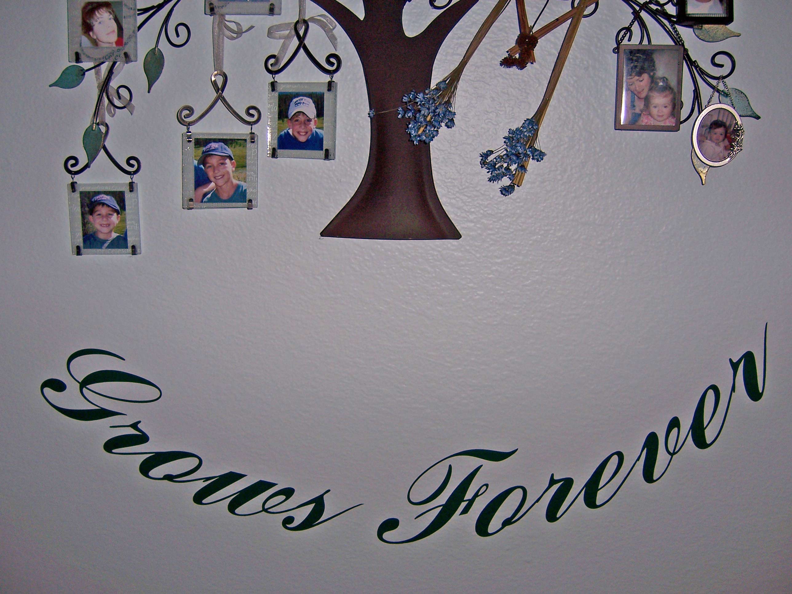 Lettering on wall Lettering on wall