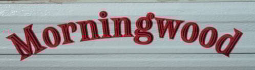 Vinyl Lettering on a Camper