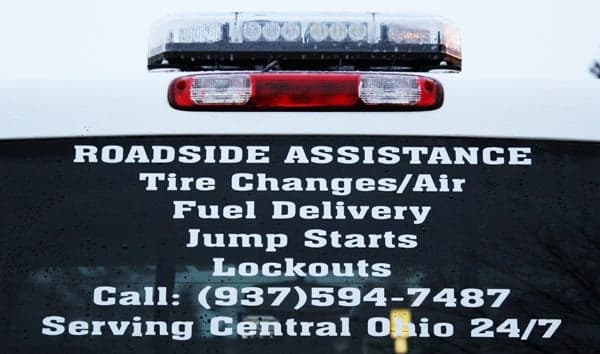 Custom Truck Window Lettering