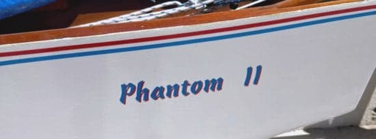 Custom Vinyl Boat Name