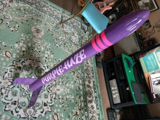 Custom Vinyl Rocket Name