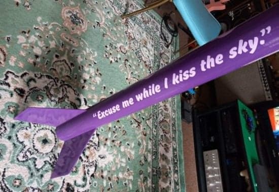 Custom Vinyl Lettering For Rocket