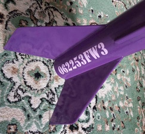 Custom Vinyl Registration Number