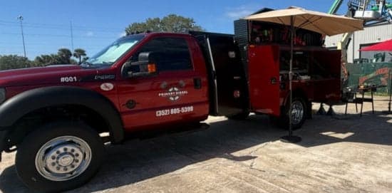 Custom Vinyl Truck Lettering