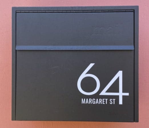 Custom Vinyl Mailbox Numbers