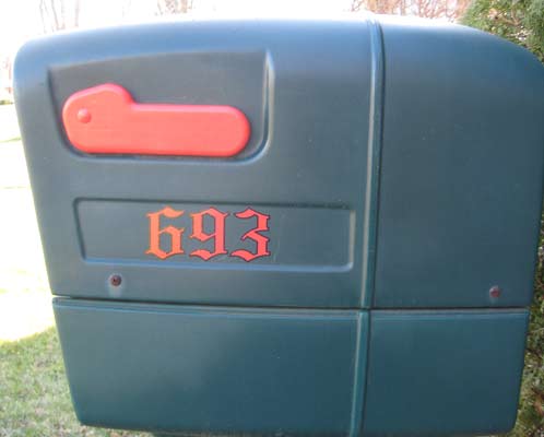 Mailbox Numbers