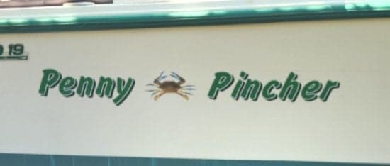 Custom Vinyl Boat Name