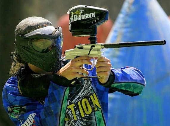 Lettering on Paintball Equipment