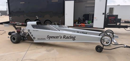 Custom Vinyl Lettering for Race Car