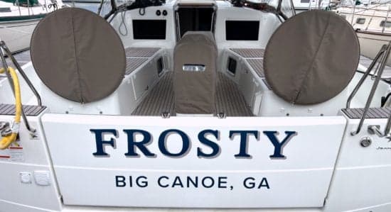Custom Vinyl Boat Name Custom Vinyl Boat Name