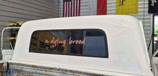Custom Vinyl Truck Lettering