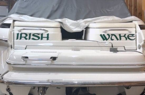 Custom Vinyl Boat Name