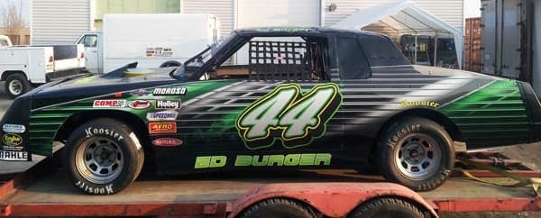 Custom Stock Car Lettering