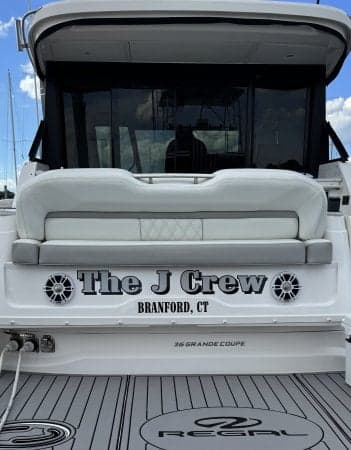 Custom Vinyl Boat Name