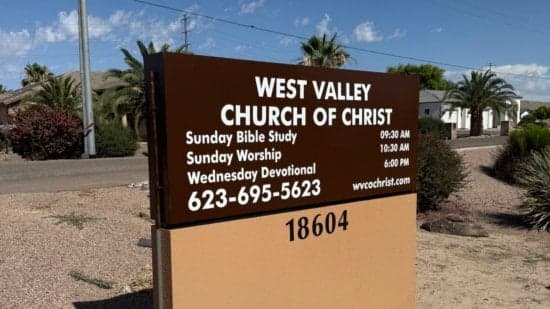 Custom Vinyl Lettering Sign