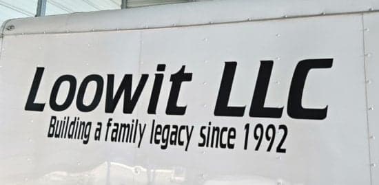 Custom Vinyl Trailer Lettering