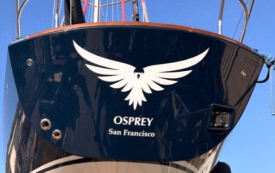 Custom Vinyl Boat Name