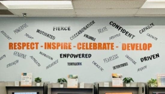 Custom Vinyl Wall Text