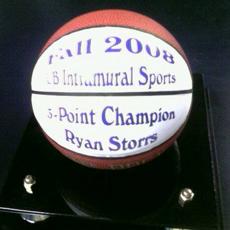 Lettering for a Trophy Lettering for a Trophy