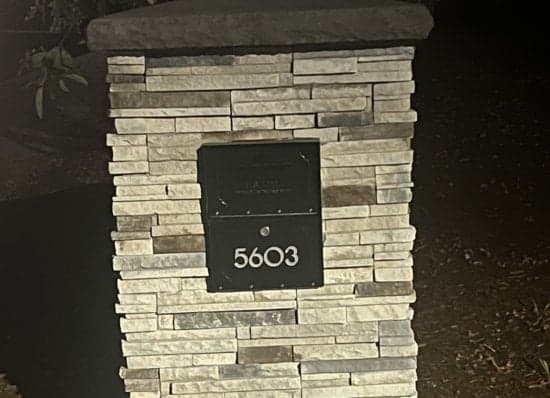 Custom Vinyl Mailbox Number