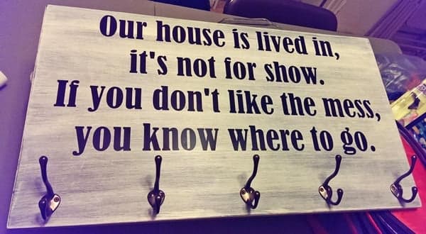 Coat Hanger Vinyl Lettering