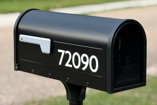 Custom Vinyl Mailbox Numbers Custom Vinyl Mailbox Numbers