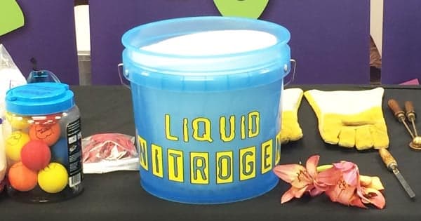 Custom Liquid Nitrogen Bucket Lettering Custom Liquid Nitrogen Bucket Lettering