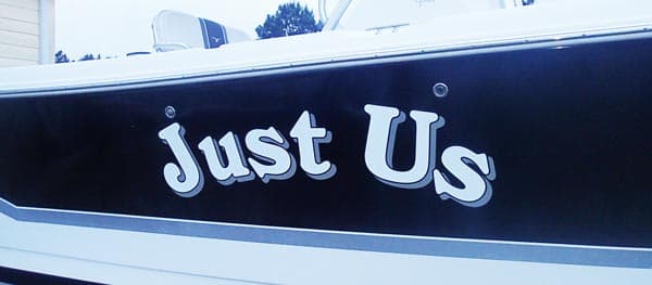 Custom Boat Name Lettering Custom Boat Name Lettering