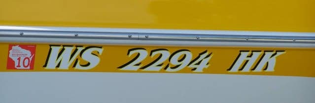 Boat Registration Numbers