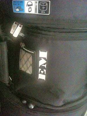 Decals on a bag
