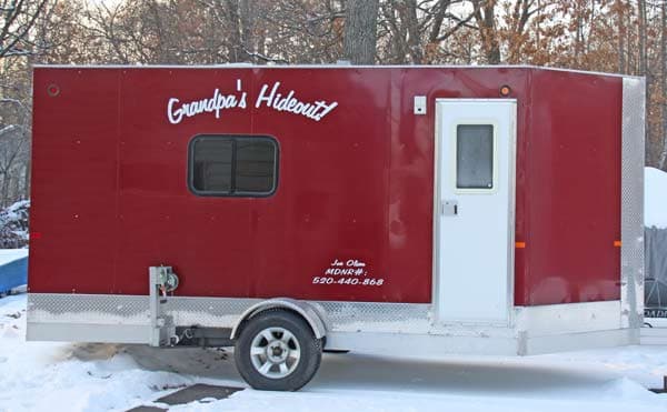 Lettering on a trailer