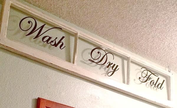 Custom Vinyl Laundry Sign Custom Vinyl Laundry Sign