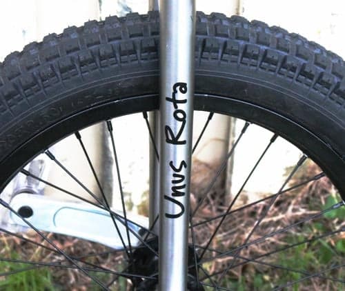 Custom Unicycle Lettering Custom Unicycle Lettering