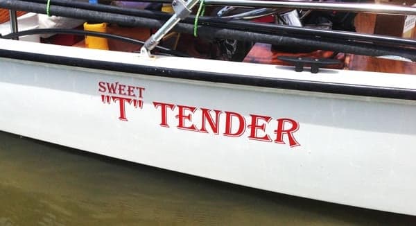 Custom Vinyl Boat Name Custom Vinyl Boat Name