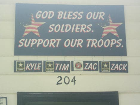 Close Up - Sign Lettering