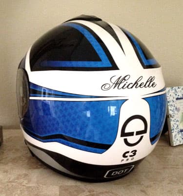 Custom Helmet Decal