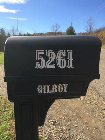 Reflective Vinyl Numbers For Mailbox Reflective Vinyl Numbers For Mailbox