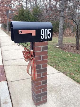 Custom Vinyl Mailbox Numbers Custom Vinyl Mailbox Numbers
