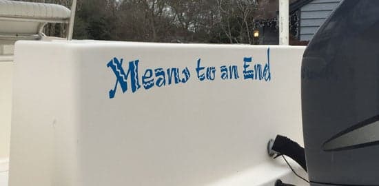 Vinyl Boat Name Vinyl Boat Name