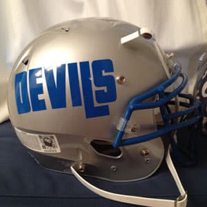 Custom Vinyl Decals On Football Helmet Custom Vinyl Decals On Football Helmet