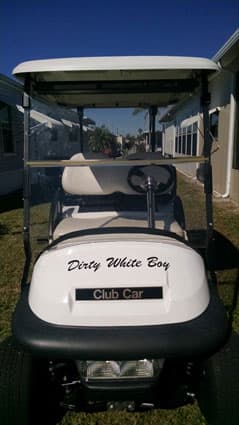 Custom Vinyl Lettering For Golf Cart Custom Vinyl Lettering For Golf Cart