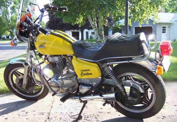 Motorcycle with custom vinyl lettering Motorcycle with custom vinyl lettering