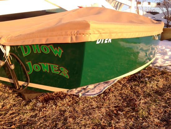 Custom Vinyl Boat Lettering